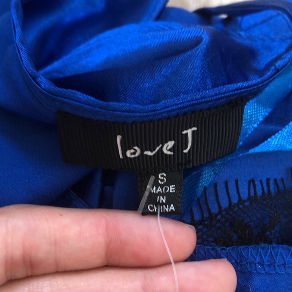 NWT Love J Royal Blue Tank Top - Picture 4 of 4